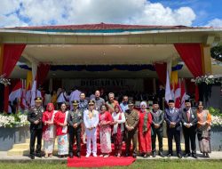 Dihadiri NHM, Bupati Frans Pimpin Upacara 17 Agustus Terakhir di Halut