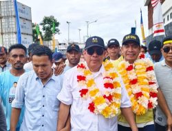 Tiba di Halmahera Selatan, Bahrain-Umar Disambut Ribuan Pendukung