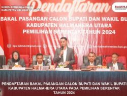 Empat Paslon Sudah Mendaftar ke KPU Halmahera Utara