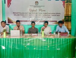 Pemilih di Morotai Timur Bertambah, Ini Jumlah DPHP Hasil Pleno PPK