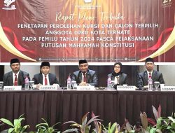 Ini Daftar 30 Anggota DPRD Ternate Terpilih 2024-2029