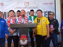 Usai Daftar ke KPU Morotai, Rusli-Rio Siap Jalani Tes Kesehatan