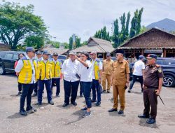Kunjungi Halmahera Barat, Menteri PUPR Tinjau Pembangunan Pasar Rakyat Jailolo