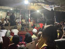 Bassam-Helmi Kampanye Perdana di Bisui, Warga: Menang, Menang, Menang