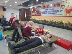Peringati Hari Lalu Lintas ke-69, Polda Maluku Utara Gelar Donor Darah