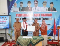 Aset SMA Negeri 8 Ternate Diserahkan ke Pemprov