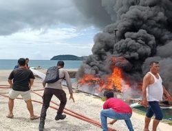 Polisi Periksa 18 Saksi Insiden Kebakaran Speedboat BELA 72 di Taliabu