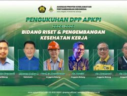 Manajer OHS Tambang Emas Gosowong Dilantik Jadi Pengurus DPP APKPI 2024-2028