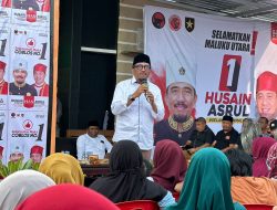 Minta Dukungan Warga, Sultan Husain Ingin Wujudkan Keadilan dan Kesejahteraan di Maluku Utara