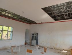 Ruang Belajar Sekolah Unggulan di Morotai Rusak Parah