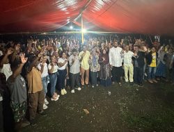 Patahkan Klaim Paslon Lain, Kampanye Bassam-Helmi Disambut Meriah Warga Obi