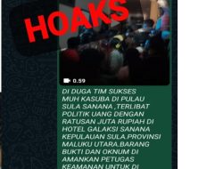 Bawaslu Bantah Tangkap Pelaku Politik Uang di Kepulauan Sula