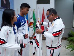 Pj Gubernur Maluku Utara Lepas 62 Atlet PON XXI Aceh-Sumut
