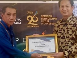 Bappeda Malut Terima Penghargaan dari BPS Maluku Utara