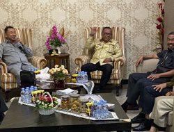 Bahas Finalisasi APBD 2025, Pimpinan DPRD Maluku Utara Temui Pj Gubernur