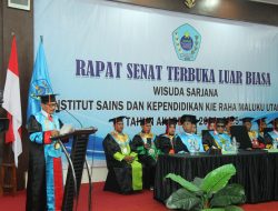 ISDIK Kie Raha Maluku Utara Wisudakan Ratusan Mahasiswa