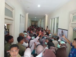 Merasa Dibohongi, PPPK Palang Kantor BPKAD Morotai