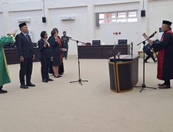 Tiga Pimpinan DPRD Halmahera Utara Dilantik, Istri Bupati Jabat Ketua