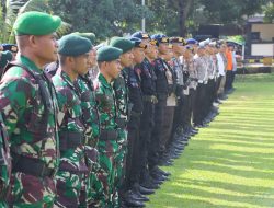 Aparat Gabungan di Halmahera Utara Gelar Apel Pengamanan Natal-Tahun Baru