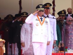 HUT RI Ke-79, Pj Gubernur Jadi Irup di Kantor Gubernur Maluku Utara