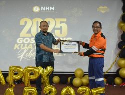 Tim Civil NHM Kunci 2024 dengan 100 Hari Kerja tanpa Insiden, Manajemen Beri Penghargaan