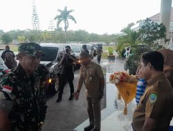 Kunjungan Danrem 152/Baabullah Ternate Disambut Hangat Bupati Haltim