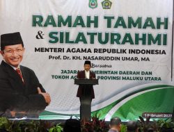 Kagum Kearifan Lokal, Menag: Maluku Utara Jadi Contoh Kerukunan Umat Beragama