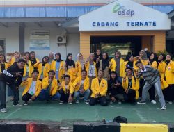 Wujudkan Tri Dharma Perguruan Tinggi, HIMABIN Unkhair Siap Mengabdi di Desa Nusa Jaya, Haltim