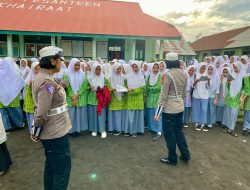 Satlantas Polres Halut Edukasi Pelajar tentang Tertib Lalu Lintas