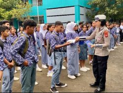 Satlantas Polres Halut Sosialisasikan Tertib Berlalu Lintas kepada Pelajar