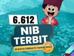 DPMPTSP Ternate Terbitkan 6.612 NIB Sepanjang 2024