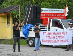 Peduli Operasional NHM, Warga Enam Desa Gelar Aksi Damai