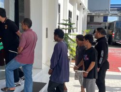 Polairud Polda Malut Serahkan Lima Tersangka Kasus Dugaan Bom Ikan ke Jaksa