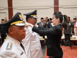 Gubernur Sherly Lantik Piet-Kasman Sebagai Bupati dan Wabup Halmahera Utara