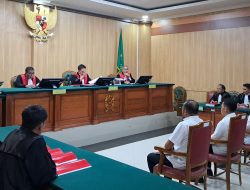Empat Terdakwa Kasus Korupsi Puskemas Galala Jalani Sidang Perdana