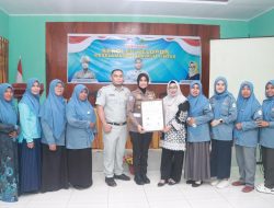 Satlantas Polres Halteng Ajak Pelajar Jadi Pelopor Keselamatan Berlalu Lintas