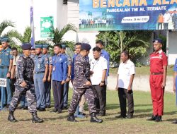 Lanal Ternate Gelar Latihan Penanggulangan Bencana Alam