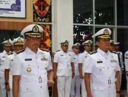Danlanal Ternate Berganti, Kolonel Laut (P) Gurtom Fartianto Terima Tongkat Komando