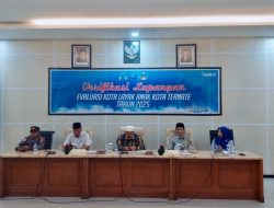 Dorong Kota Layak Anak di Ternate, Tim Verifikasi akan Nilai 5 Klaster