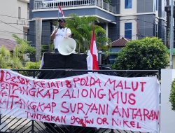 Massa Aksi Desak Penegak Hukum Tindak PT WKM