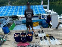 Polairud Polda Maluku Utara Ungkap Dugaan Penangkapan Ikan Pakai Kompresor
