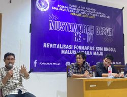 Riswan Terpilih Aklamasi Jadi Ketum FORMAPAS, Tekankan Kolaborasi untuk Pembangunan Malut 