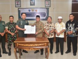 Pemkot Serahkan Hibah Lahan untuk Kodim 1501/Ternate 