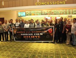 Pangdam Pattimura Nobar Film Believe Bersama Gubernur Maluku Utara dan Wakapolda 