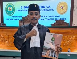 Terinspirasi Perjuangan Nenek Asyani, Putra Asli Morotai ini Resmi Jadi Advokat 