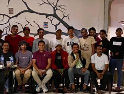 Jalin Silaturahmi, Kasat Reskrim Polres Halbar Coffee Break Bersama Wartawan