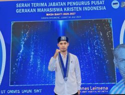 Dilantik Jadi PP GMKI, Nokiskar Siap Suarakan Aspirasi Warga Malut di Forum Nasional 