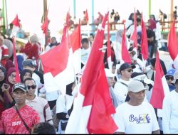 Bawa Bendera Merah Putih, Bajaka Ternate dan Warga Moti Gelorakan Semangat Kemerdekaan