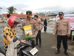 Polres Halmahera Selatan Gelar Gerakan Pangan Murah, 1 Ton Beras Ludes dalam Sehari