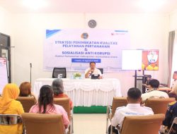 Kantor Pertanahan Halmahera Utara Gelar Sosialisasi Anti Korupsi